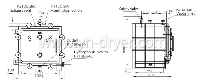 quare Static Vacuum Dryer quare Static Vacuum Dryer